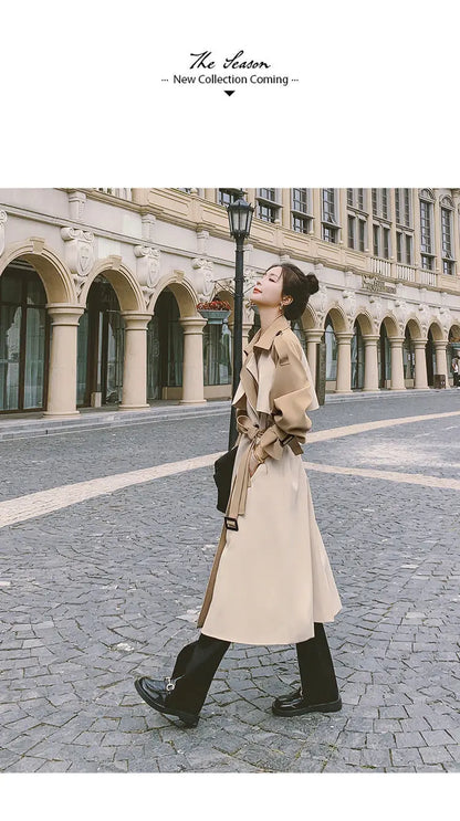 Graben Frauen S-3XL Design Patchwork Kleidung Outwear Alle-spiel Stilvolle Beliebte Neueste Weibliche Herbst Ins Mode Femme Einfache Gemütliche