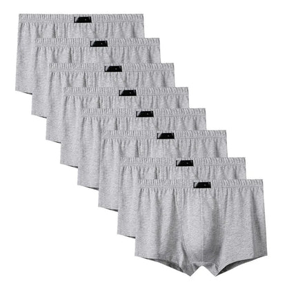 8PCS Herrenhöschen Man Undrewear Boxershorts Herren Innen Atmungsaktiv Große Größe 100% Baumwolle