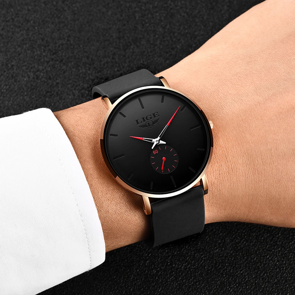 LIGE New Rose Gold Women Watch Business Quartz Watch Ladies Top Brand Luxury Female Wrist Watch Women Girl Clock Relogio Feminin.