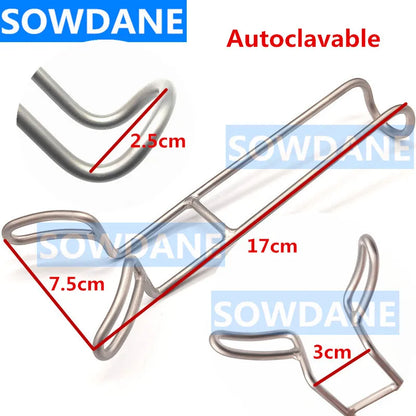 1 piece Dental Implant Lip & Cheek Retractor Orthodontic Surgical Mouth Opener Instrument Autoclavable Stainless Steel