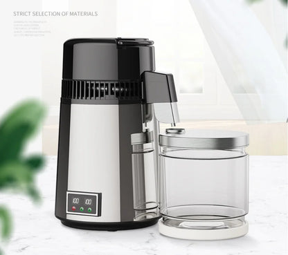 750W 4L Water Distiller Household Distilled Pure Water Machine Distillation Purifier Filter Stainless Steel Water Filter.