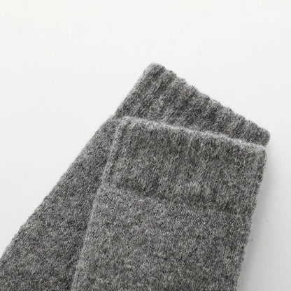 Super Thicker Solid Socks Merino Wool Rabbit Socks Snow calceta hombre skarpety meskie Warm Funny Happy Winter Male Men Socks.