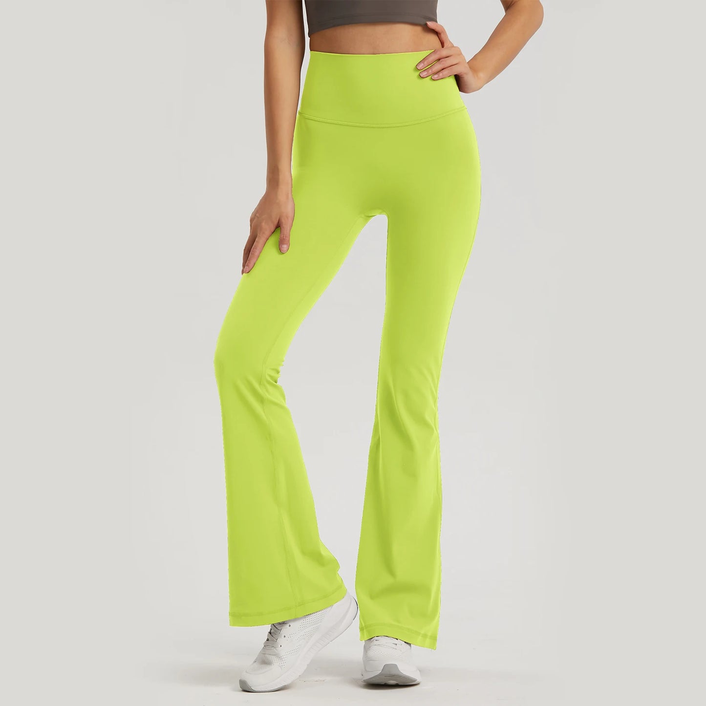 Nuls Young Series High Waist Women Yoga Pants Custom Leggings Bell-Bottoms Yoga Pants.