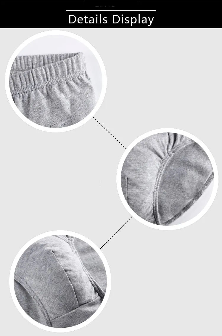 4 Teile/los Schlüpfer der Männer Männliche Unterhose Shorts Boxer Unterwäsche Slip Baumwolle Große Größe 5XL 6XL