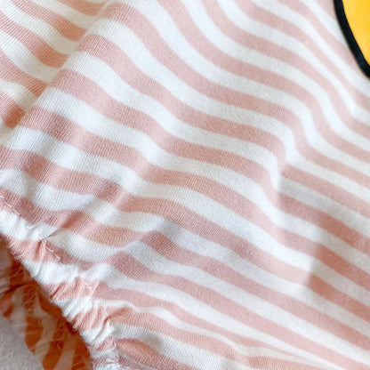 2024 neue Sommer Baby Bodys Mädchen Overalls Infant Jungen Gestreiften Einteilige Neugeborenen Kleidung.