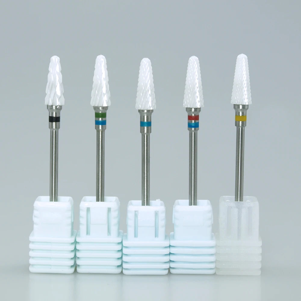 EasyNail 1pcs  Mill Ceramic Nail Drill Bits For Electric Manicure Machines Pedicure Nail Art Salon Polish Tools M0610.