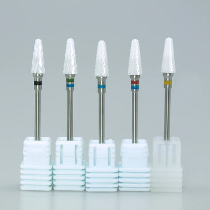 EasyNail 1pcs  Mill Ceramic Nail Drill Bits For Electric Manicure Machines Pedicure Nail Art Salon Polish Tools M0610.