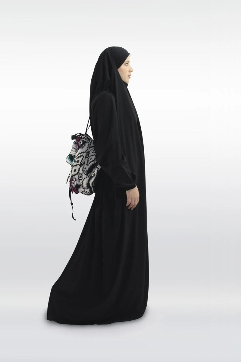 Eid Hooded Muslim Women Hijab Dress Prayer Garment Abaya Long Khimar Full Cover Ramadan Gown Abayas Islamic Clothes Niqab jilbab.