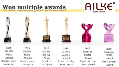 AILKE Natural Multi-Vitamin Lightening Skin Care Kit, Moisturize, Even Toning, Remove Dark and White Spots, Clean & Smooth Skin.