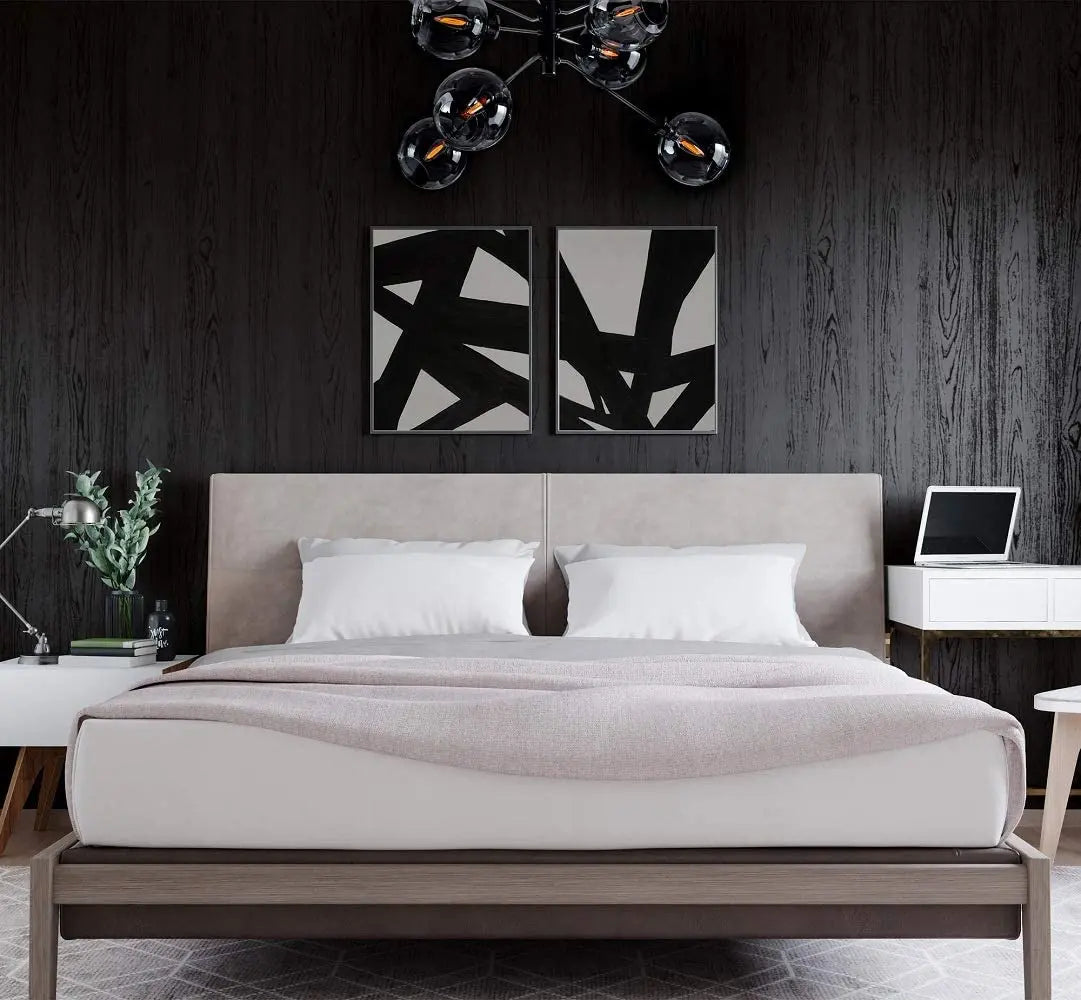 Selbstklebende Tapete aus schwarzem Holz mit Kontaktpapier zum Abziehen und Aufkleben, dekorative Vinylfolie für Arbeitsplattenschränke, leicht zu reinigen