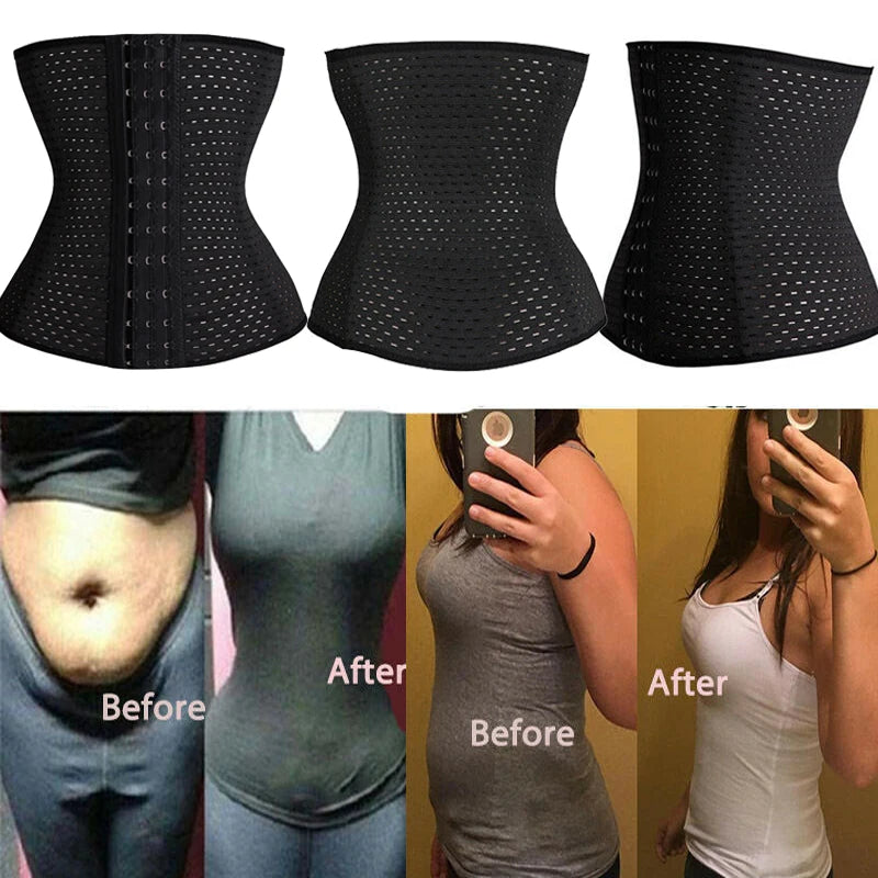 Plus Size XS-5XL Steel Boned Waist Trainer Corset Women Postpartum Band Sexy Bustiers Corsage Modeling Strap cinta modeladora US.