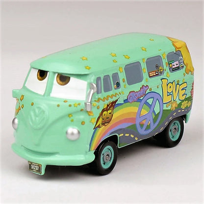 Cars Disney Pixar Cars 2 3 Toy Lightning McQueen Mater Sheriff Alloy Metal Model Car 1:55 Metal Toys Vehicles Boy Children Gifts.