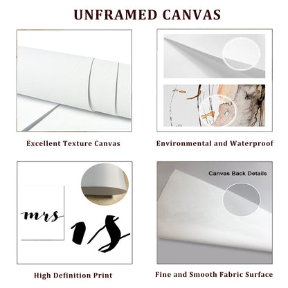 5 Pieces Printed Canvas Painting Landscape Poster Sunset Seascape Beach Wall Art Image Modular Wall Picture Room Decor Framework.