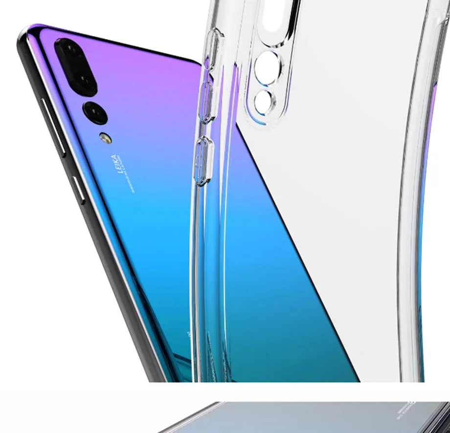 Luxury Soft Case For Huawei P20 P30 Lite Pro Protective Transparent Case Mate 20 30 Lite Honor 20 Lite pro Silicone Back Cover.