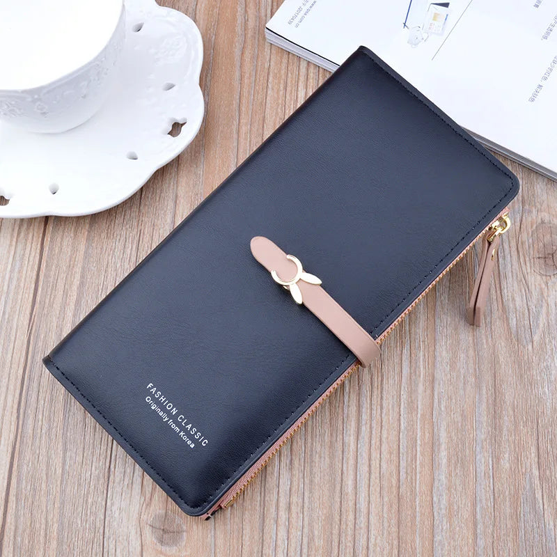 New Trends Wallets Women Luxury Brand Design Long Wallet Zipper Purses Female Short Coin Purse Credit Card Holder.