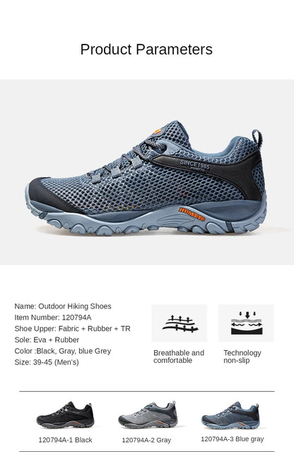 HUMTTO Sommer Wandern Turnschuhe Schuhe für Männer 2021 Atmungsaktive Outdoor Trekking Sport Herren Wasser Schuhe Klettern Walking Mann Schuhe.