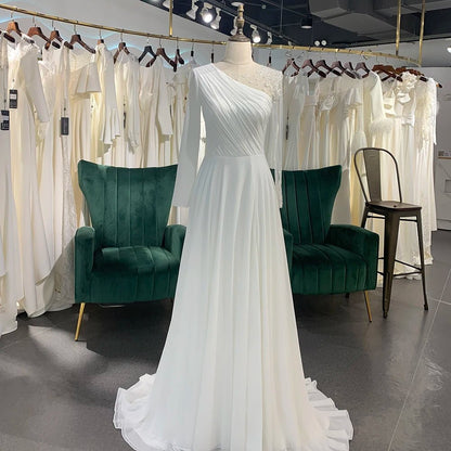 Jancember LSSG068 New Bride Dress Long Cheap Wedding Dresses Princess Wedding Dresses With High Quality.