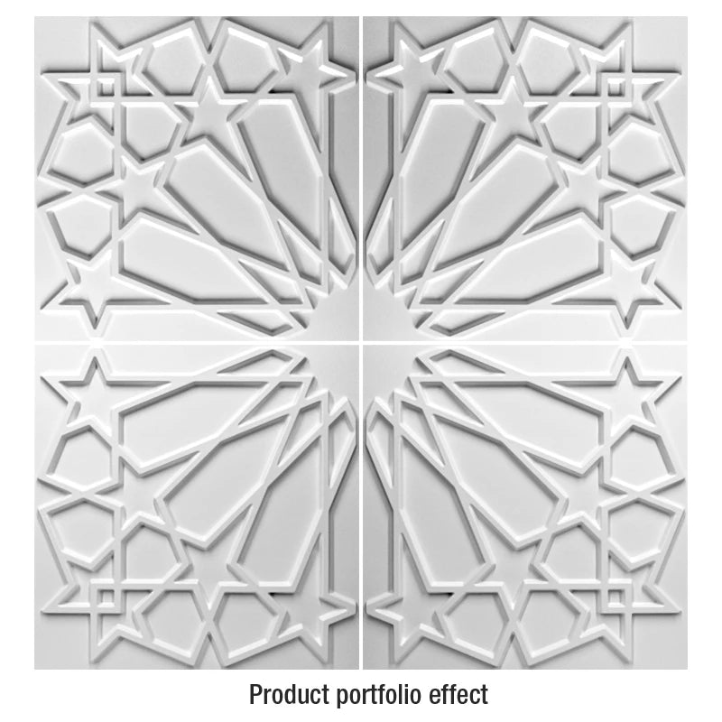 house wall renovation geometric 3D wall panel non-self-adhesive 3D wall sticker art ceramic tile wallpaper room bathroom ceiling