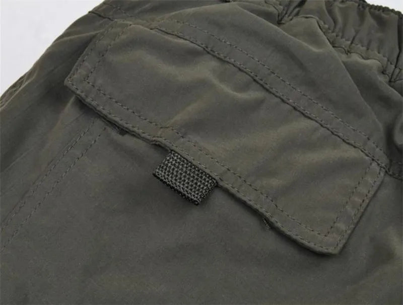 Winter Thicken Fleece Pants Men Casual Warm Overalls Multi-pocket Militarmy Trousers Thermal Cargo Tactical Pants Mens Clothing.