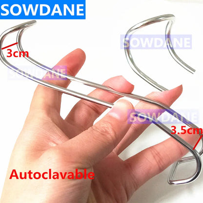 1 piece Dental Implant Lip & Cheek Retractor Orthodontic Surgical Mouth Opener Instrument Autoclavable Stainless Steel.