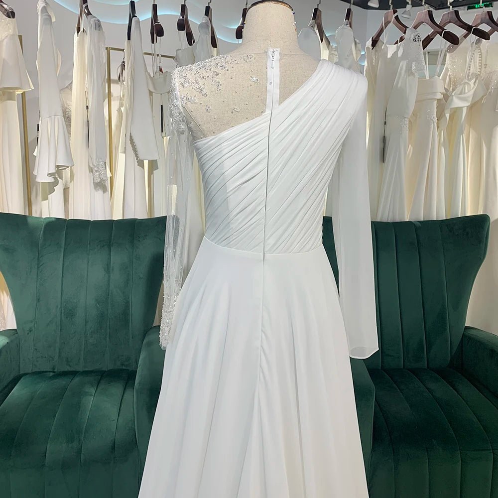 Jancember LSSG068 New Bride Dress Long Cheap Wedding Dresses Princess Wedding Dresses With High Quality.