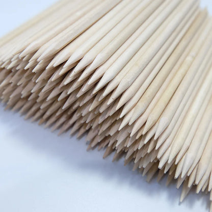 20/50/100pcs Nail Cuticle Pusher Wooden Design Drawing Painting Stick Remover Orange Wood Sticks for Nail Art Tools.