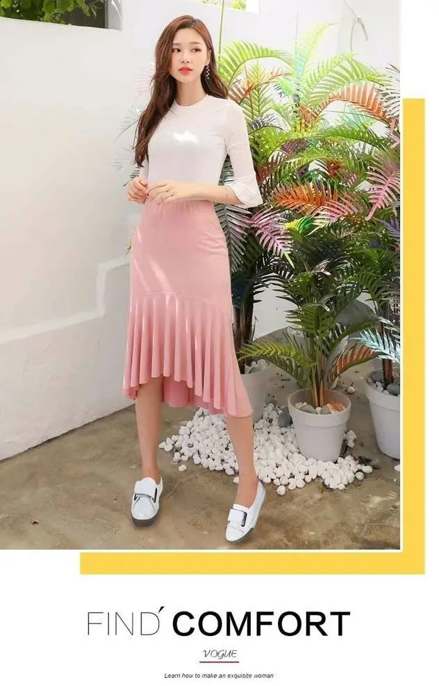 WOIZGIC Women Ladies Female Student Genuine Leather Casual Shoes White Flats Korean Vulcanized Shoes Spring 35-41 DF-YC259.