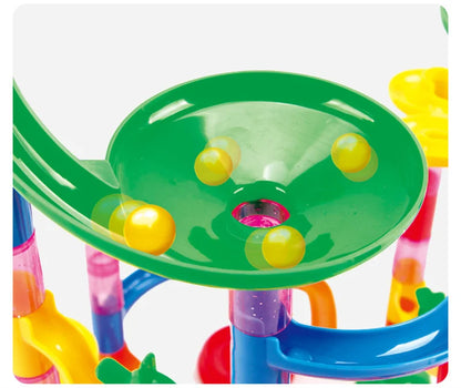 29-142PCS Marble Run Building Blocks Marbles Slide Toys For Children DIY Creativity Constructor Educational Toys Children Gift