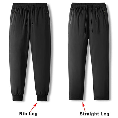 90% White Duck Down Winter Down Pants Men Waterproof Padded Sweatpants Camouflage Joggers Male Thick Warm Down Long Trousers 8XL.