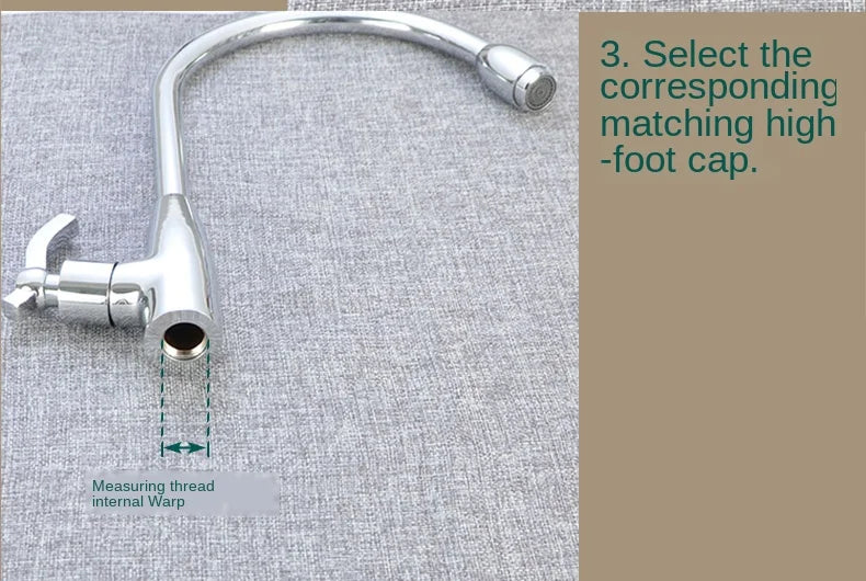 Kitchen faucet faucet fixed foot big foot screw extension nut wash basin thick countertop screw fixing seat repair accessories