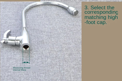 Kitchen faucet faucet fixed foot big foot screw extension nut wash basin thick countertop screw fixing seat repair accessories