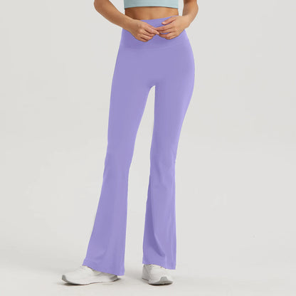 Nuls Young Series High Waist Women Yoga Pants Custom Leggings Bell-Bottoms Yoga Pants.