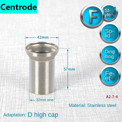 Kitchen faucet faucet fixed foot big foot screw extension nut wash basin thick countertop screw fixing seat repair accessories