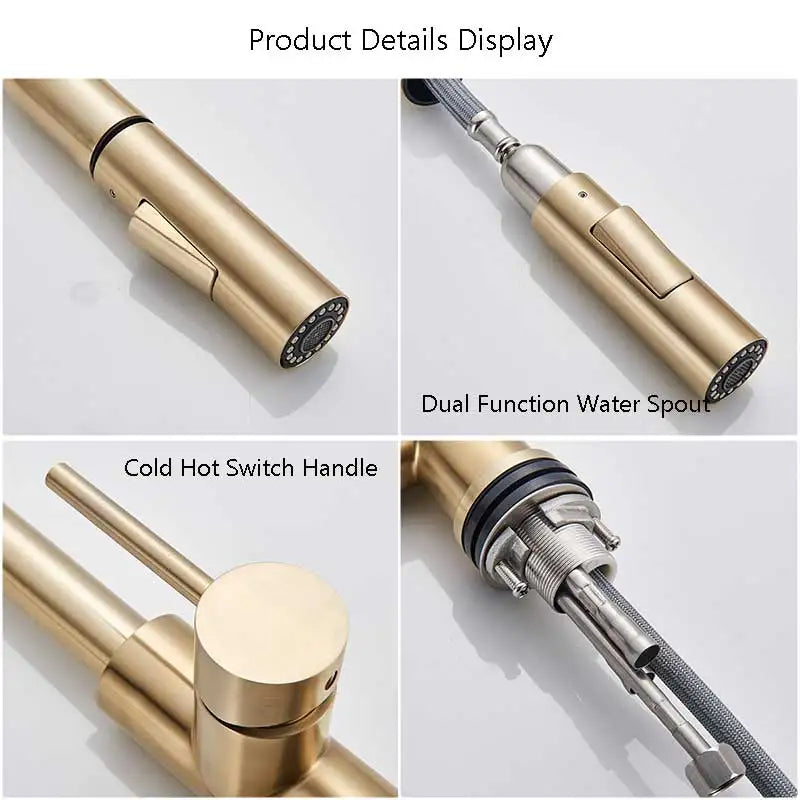 Pull Out Touch Sensor Kitchen Faucet 360 Rotation Smart Kitchen Faucet Sensor Tap Faucet Single Handle Mixer Tap