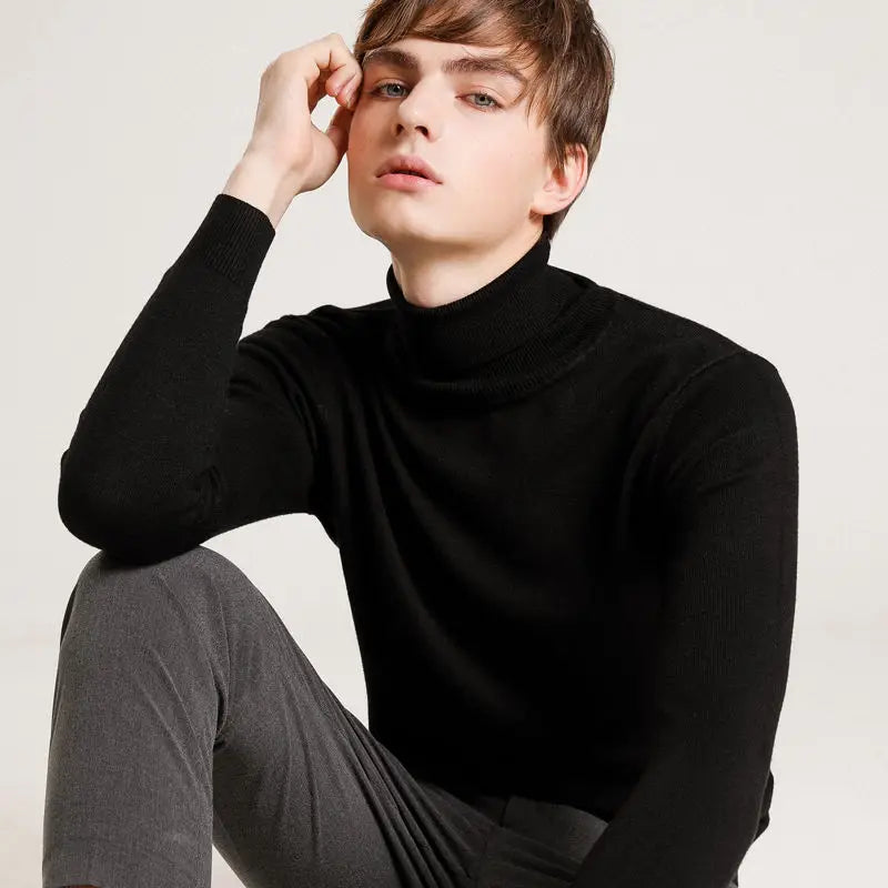Cashmere turtleneck men sweater 2023 autumn winter jumper clothes ropa hombre pull homme hiver pullover men turtle neck sweaters.