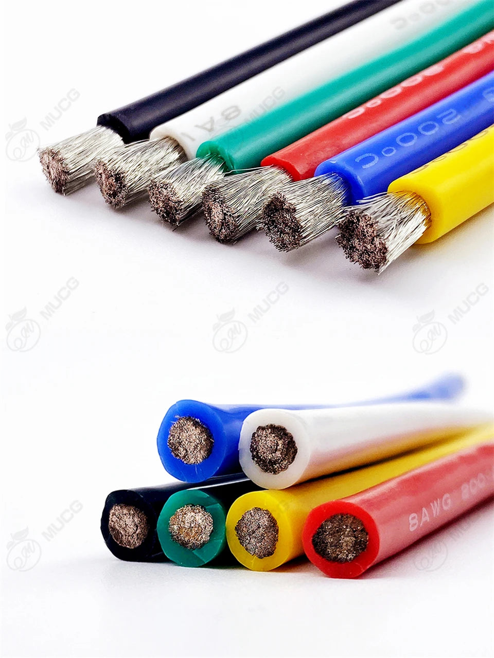 11Colors Heat-resistant Silicone wire Ultra soft Electrical wires Electronic componen cable DC led 18awg 20awg 22awg 24awg 26awg.
