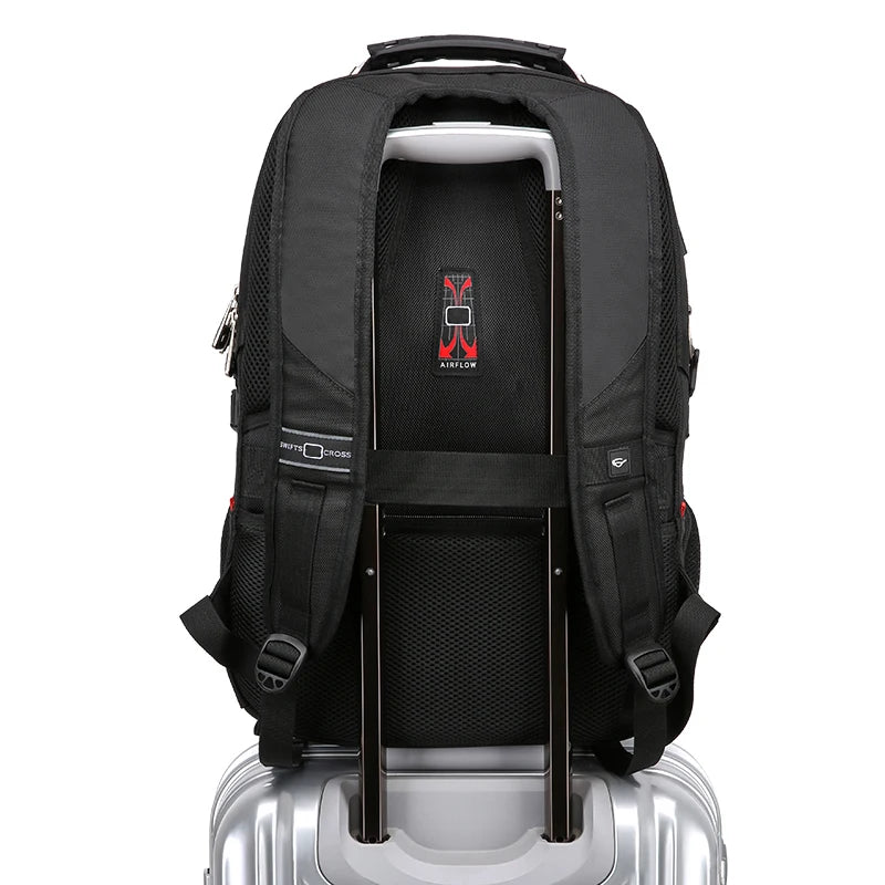Wasserdichte 20-Zoll-Laptop-Rucksäcke USB-Lade Schultasche Diebstahlsicherer Herren-Rucksack Reiserucksack Männlicher Mochila Hohe Kapazität.