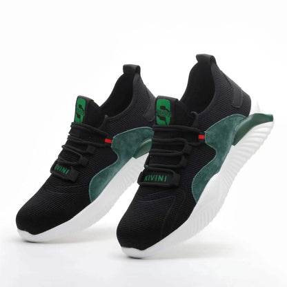 Hot Selling Industrial Protective Breathable Work Boot Casual Trainers Steel Toe  Safety Shoes for Men  Mesh.