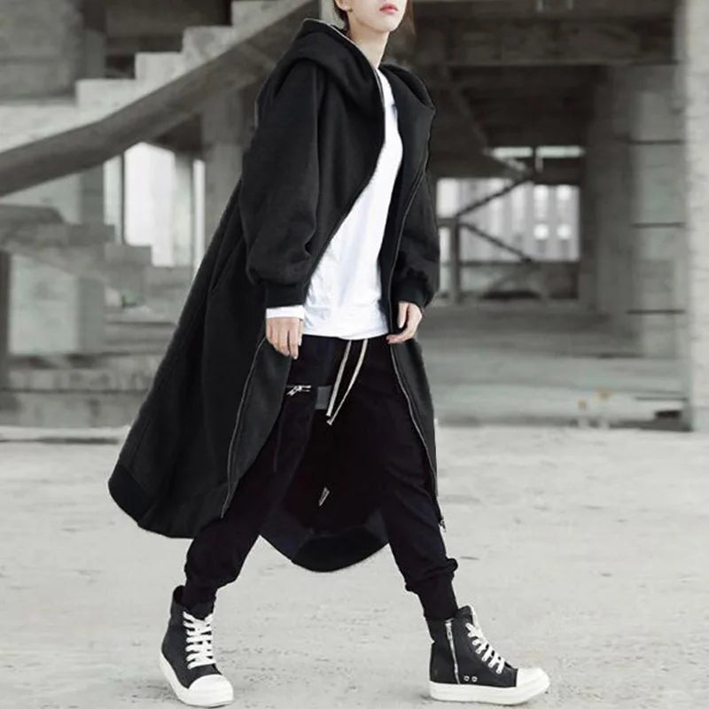 Women Long Sleeve Casual  Hooded Coats Winter Fleece Jackets Korean Sweatshirt Coat Loose Outwear Windbreakers M-5XL.