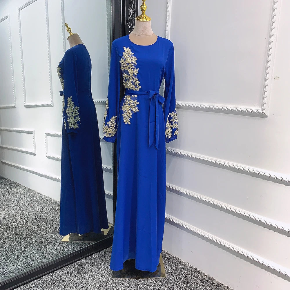 Ramadan Kaftan Dubai Abaya Turkey Muslim Women Hijab Dress Islam Caftan Marocain Dresses Vestidos Eid Mubarak Robe Femme Abayas