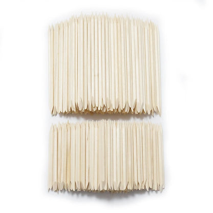 20/50/100pcs Nail Cuticle Pusher Wooden Design Drawing Painting Stick Remover Orange Wood Sticks for Nail Art Tools.
