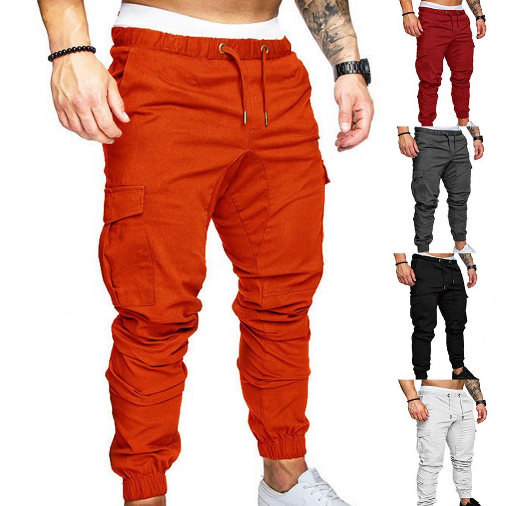 50%HOT2022 Neue männer Casual Jogging Hosen Einfarbig Tasche Hosen Sport Hosen männer Hosen Straße Hüfte Halen Jogging hosen.