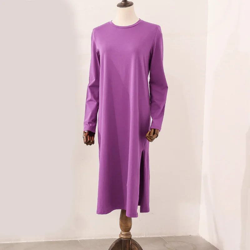Casual 94 % Baumwolle Sommer frauen Kleider Solide Kurzarm Verschüttet Lange Midi Kleid Mode Sommerkleid Weibliche Kleidung, M30465