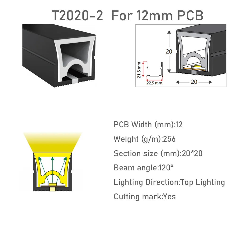 LED Neon Light Rope Tube Black Silica Gel Soft Lamp Tube WS2811 WS2812B SK6812RGBW Flexible Led Strip 5050 IP67 Waterproof 1-5M.