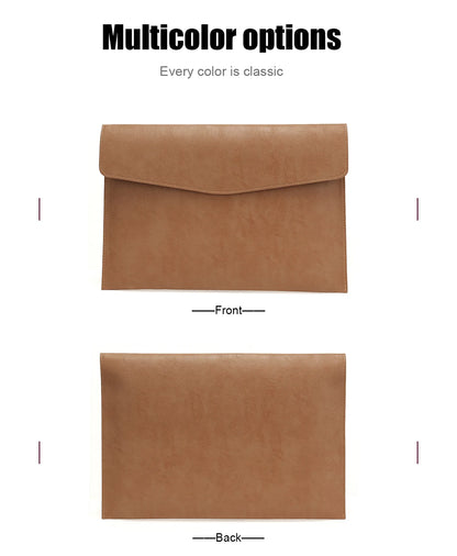 Sleeve Case for ( MacBook Mac Book iPad ) Air M1 M2 Pro 13 3 13.6 14 2 12 9 Inch Cover Bag Leather Men's Folder 2022 2021 2020.