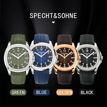 Specht&Sohne Mens Watches 2025 Mechanical Automatic Watch For Man Miyota 8125 Movt Steel Rose Gold Waterproof  Relogio Masculino.