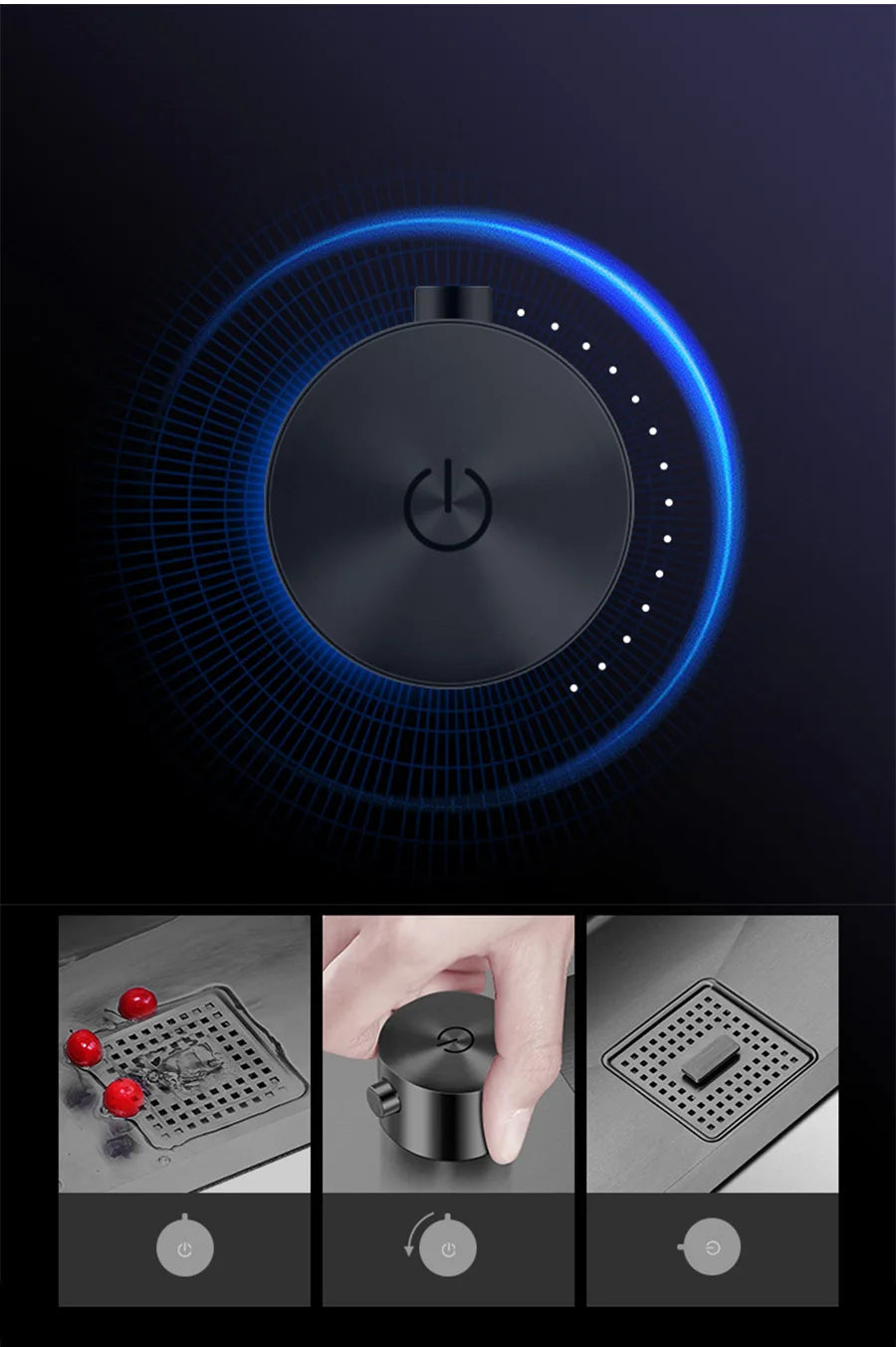 ASRAS New Nanometer Kitchen Sink Handmade Sink 4mm Thickness 240mm Depth Large Size Single Kitchen Sink With Drain Plate Sinks