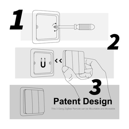 LoraTap ZigBee 3.0 Wireless 14 EU US Push Button Remote Tuya Scene Automation Control Switch Smart Life App Hub Need.