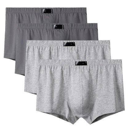 4 Teile/los Schlüpfer der Männer Männliche Unterhose Shorts Boxer Unterwäsche Slip Baumwolle Große Größe 5XL 6XL