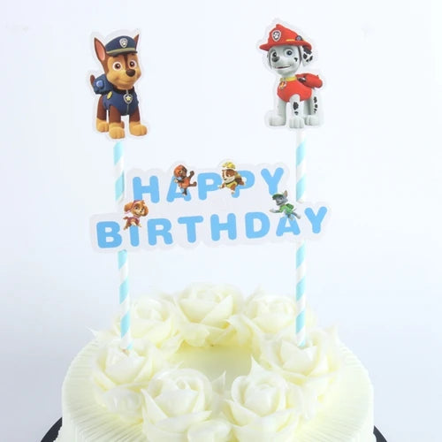 Disney 3D Cartoon  Pawed Wall Stickers For Kids Rooms Living Room Boys Girls Children Bedroom DIY Home Decor Patroling Car